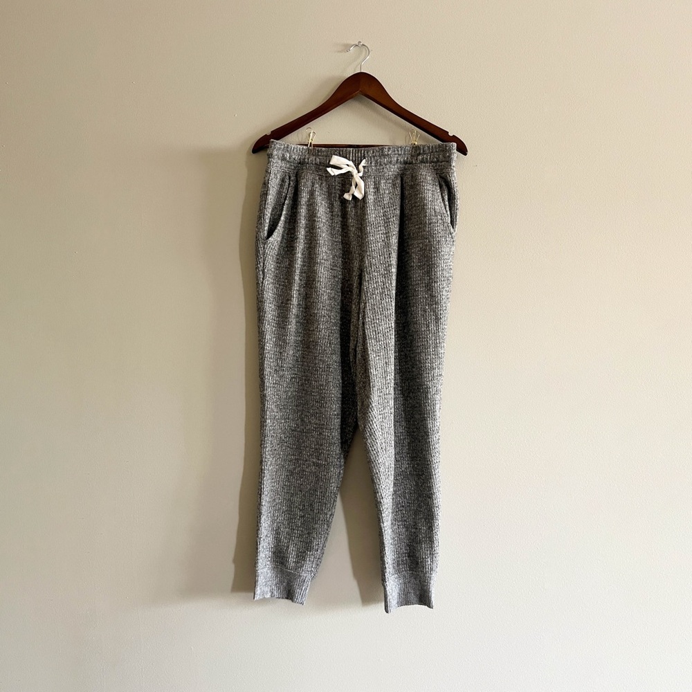 Aerie Fuzzy Waffle Jogger Pants • Size Medium
